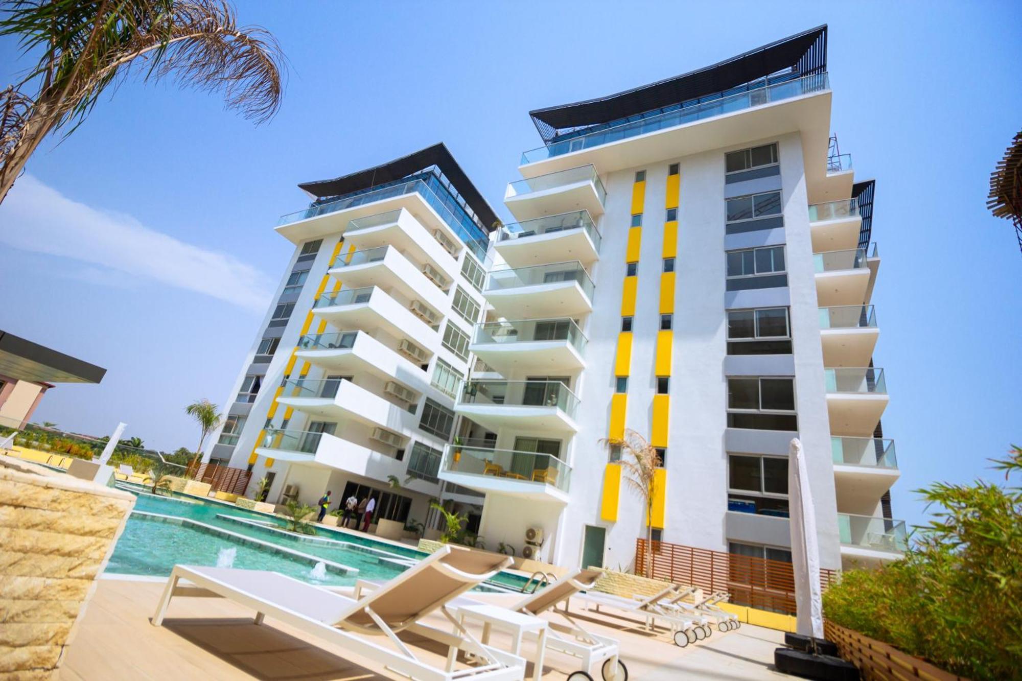 The Pavilion 1Bdr Luxury Apt Accra Bagian luar foto